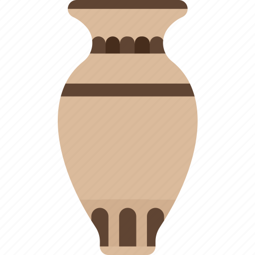 Vase, ceramic, vessel, floral, decoration icon - Download on Iconfinder