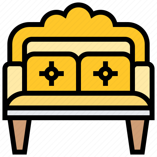 Couch, decorate, furniture, interior, sofa icon - Download on Iconfinder