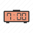clock, digital, display, electronic, led, number, time