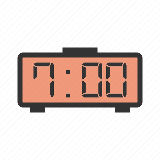 Clock, digital, display, electronic, led, number, time icon - Download on Iconfinder