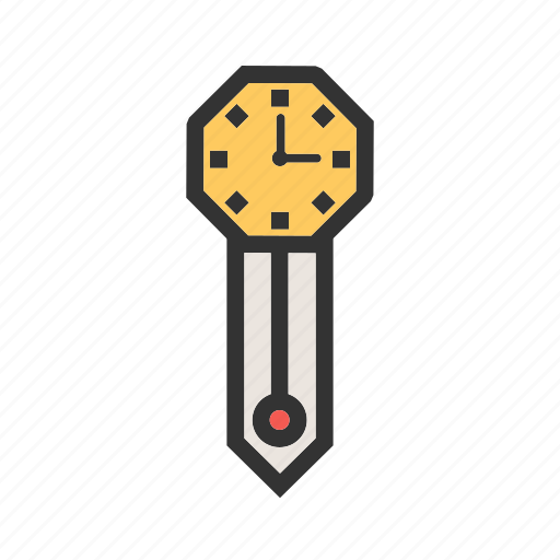 Antique, clock, hour, time, wall, watch, working icon - Download on Iconfinder