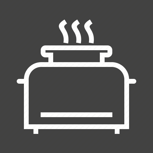 Bread, breakfast, electric, equipment, food, meal, toaster icon - Download on Iconfinder
