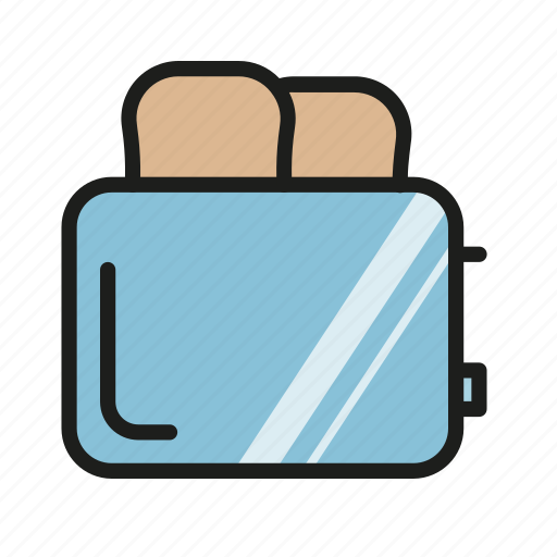 Toaster, kitchen, cooking, oven, appliance, electric, equipment icon - Download on Iconfinder