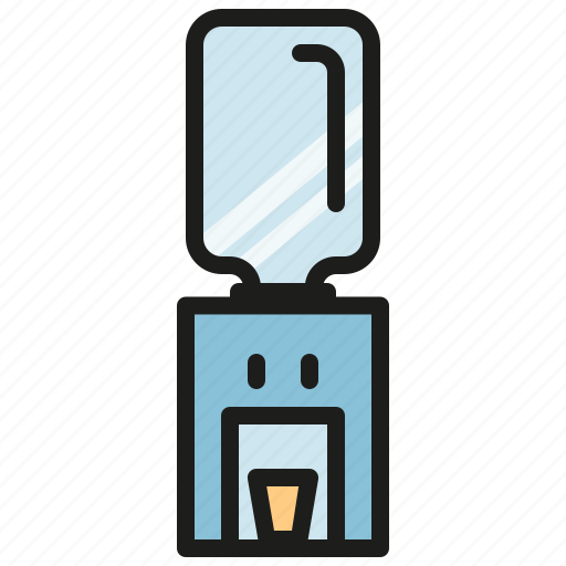 Water, dispenser, drink, cooler, office, equipment, liquid icon - Download on Iconfinder