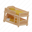 bunk, bed, room, bedroom, home, furniture, house, child, decor