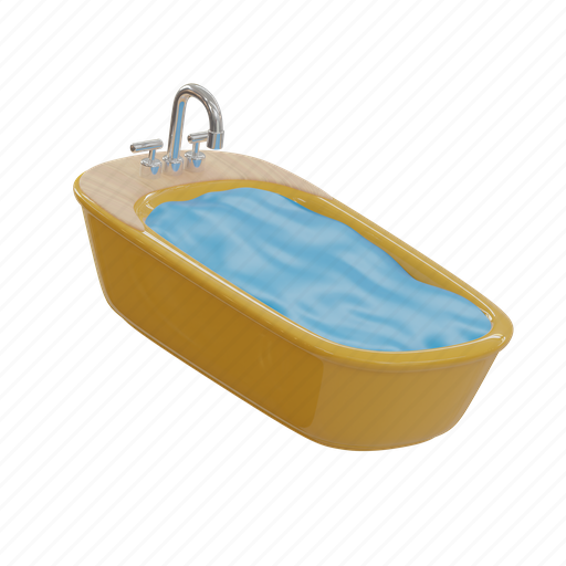 Bathtub, bathroom, bath, clean, faucet, luxury, shower icon - Download on Iconfinder