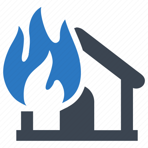 Explosion, fire, home insurance, house, insurance icon - Download on Iconfinder