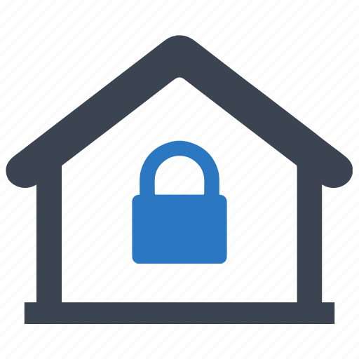 Home, house, lock, property, security icon - Download on Iconfinder