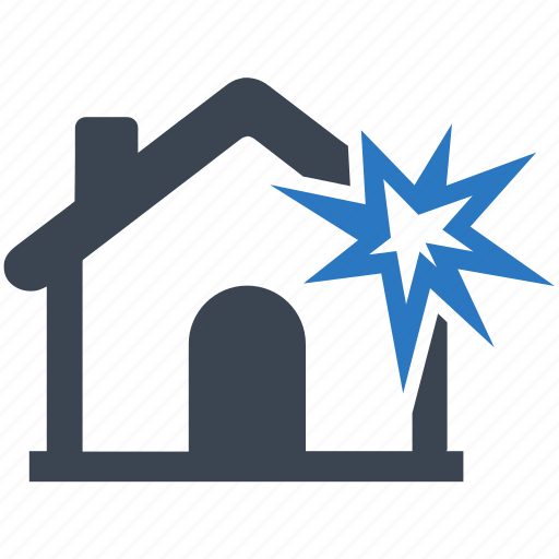 Blast, bomb, explosion, home, home insurance icon - Download on Iconfinder