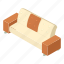 couch, divan, isometric, logo, lounge, object, sofa 