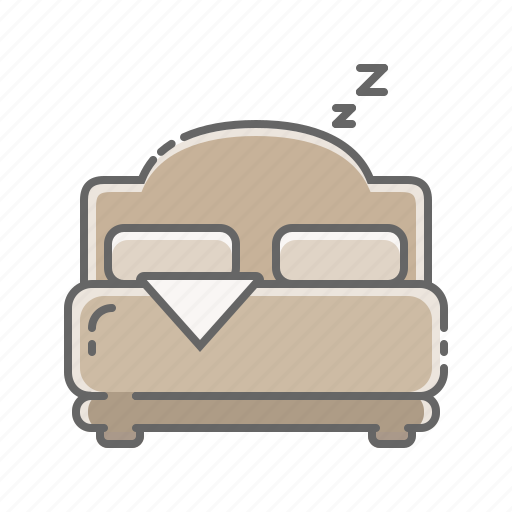 Bedroom, bed, sleep, night, room, house, home icon - Download on Iconfinder