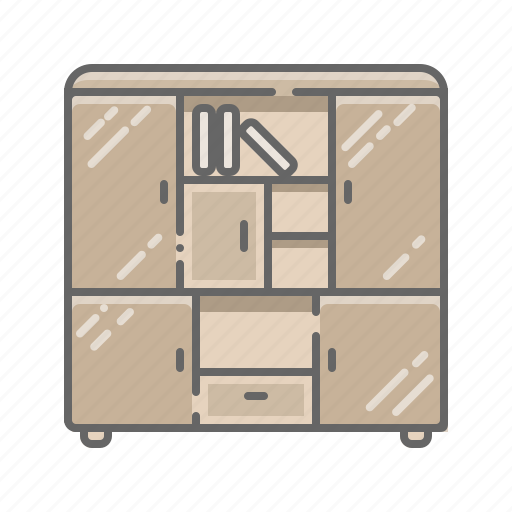 Bedroom, furniture, households, belongings, interior, house, shelf icon - Download on Iconfinder