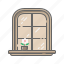 window, home, interior, house, office, building, open 