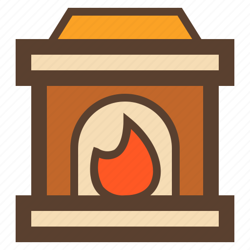 Fireplace, furniture, home, interior, living, modern icon - Download on Iconfinder