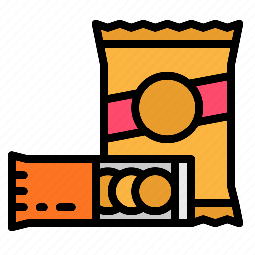 Chips, food, junk, snack, snacks icon - Download on Iconfinder