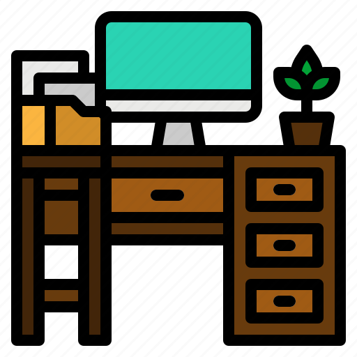 Computer, desktop, home, office, table icon - Download on Iconfinder