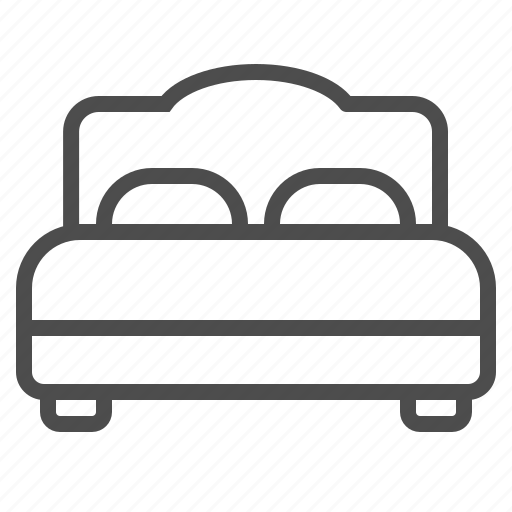 Home, bed, bedroom, double bed, furniture icon - Download on Iconfinder