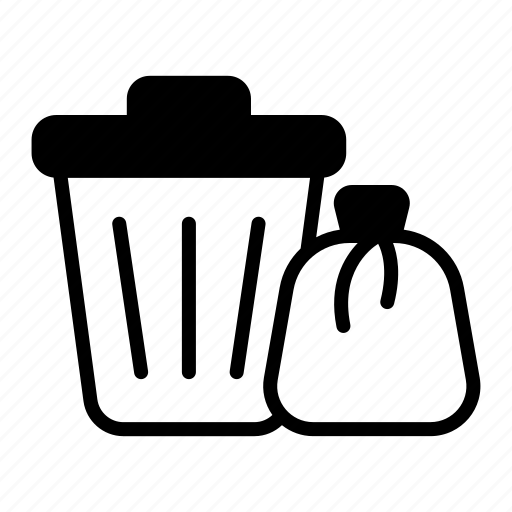 Trash can, trash bin, dust bin, waste bin, wastebasket icon - Download on Iconfinder