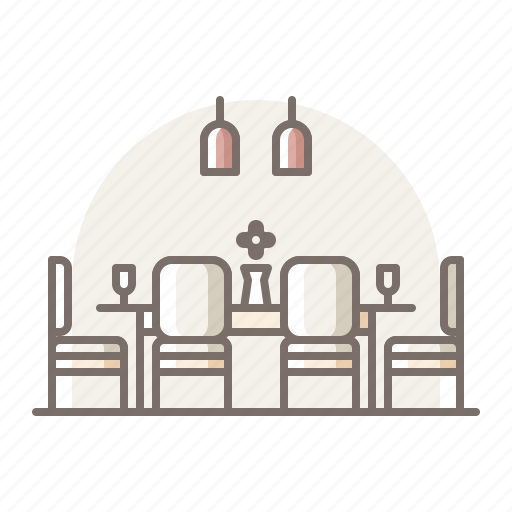 Dinner, dinning, family, room icon - Download on Iconfinder