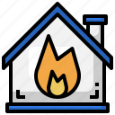 fire, real, estate, gas, property, house