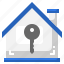 door, key, property, unlock, house, home 