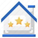 rating, home, building, star, favorite 