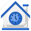 time, property, house, clock 