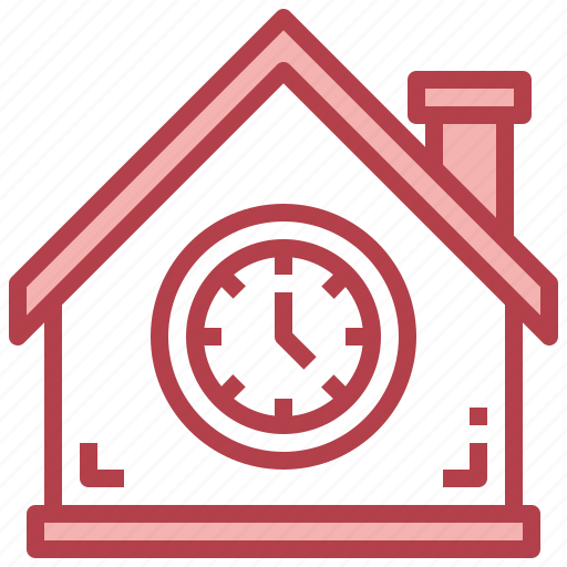 Time, property, house, clock icon - Download on Iconfinder
