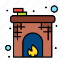 chimney, fire, fireplace, place