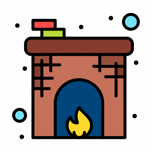 Chimney, fire, fireplace, place icon - Download on Iconfinder