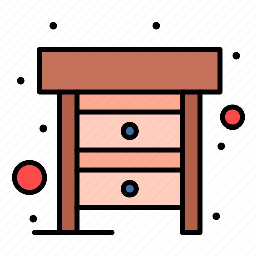 Desk, drawer, table, furniture icon - Download on Iconfinder