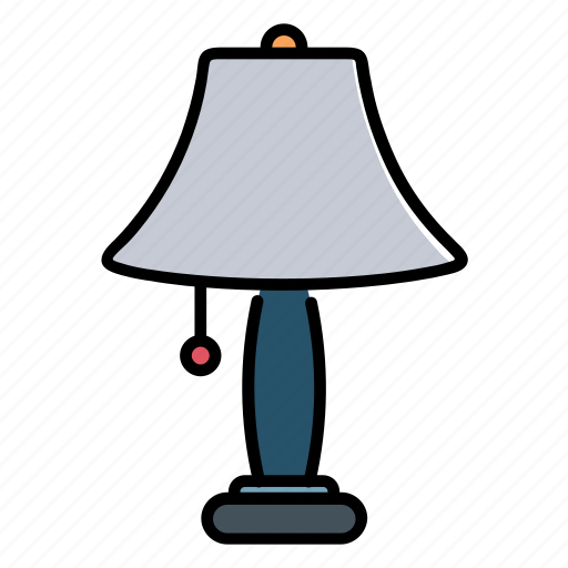Night lamp, night stand, side lamp, table lamp icon - Download on Iconfinder