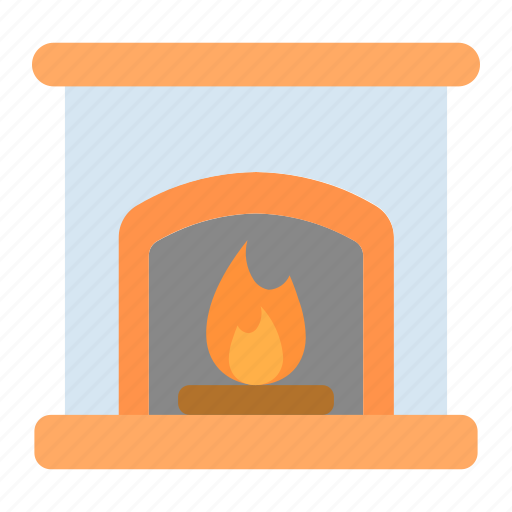 Decoration, decorative, fireplace, home, house, interior icon - Download on Iconfinder