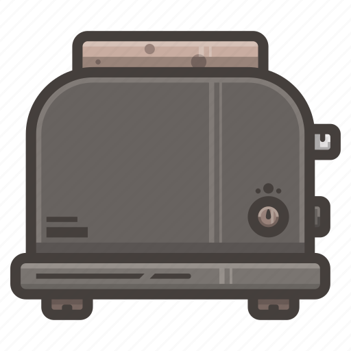 Toaster, bread, kitchen, toast, tool icon - Download on Iconfinder