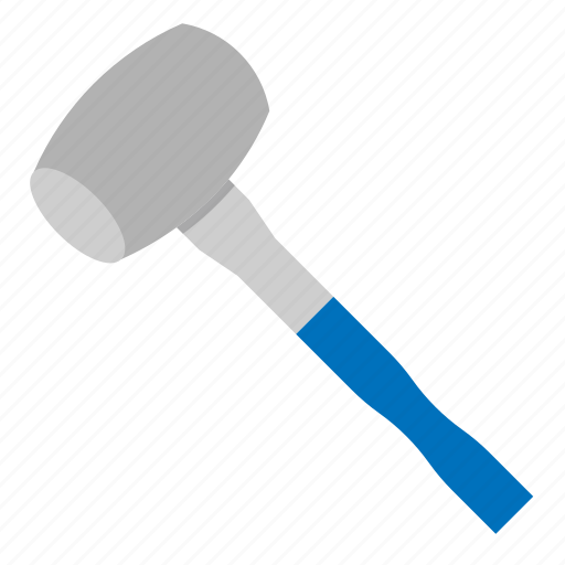 Hammer, mallet, tool, home, rubber icon - Download on Iconfinder