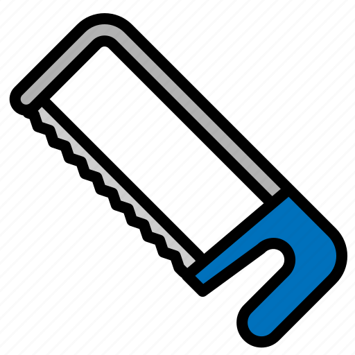 Saw, metal, repair, tool, home icon - Download on Iconfinder
