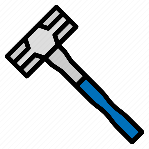 Sledgehammer, mallet, tool, home, carpenter icon - Download on Iconfinder