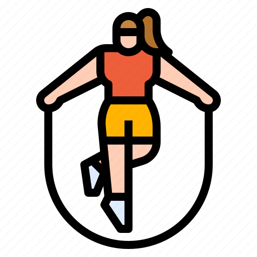 Exercise, home, jumping, rope, workout icon - Download on Iconfinder
