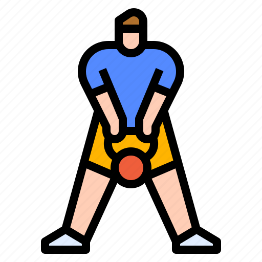 Exercise, home, kettlebell, swing, workout icon - Download on Iconfinder