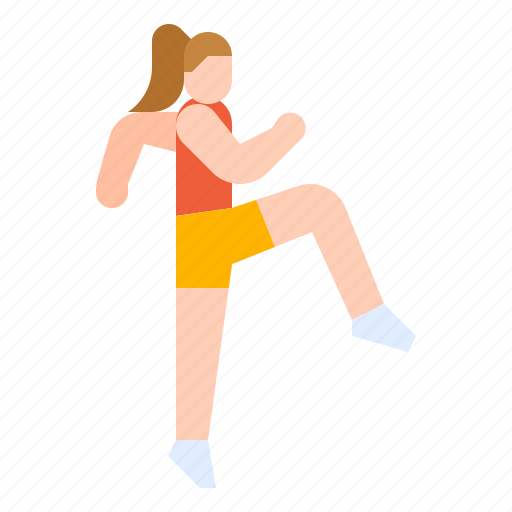 Exercise, high, home, knees, workout icon - Download on Iconfinder
