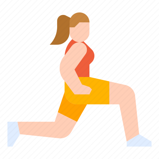 Cardio, exercise, home, lunges, workout icon - Download on Iconfinder