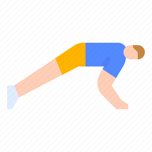 Exercise, home, push, ups, workout icon - Download on Iconfinder