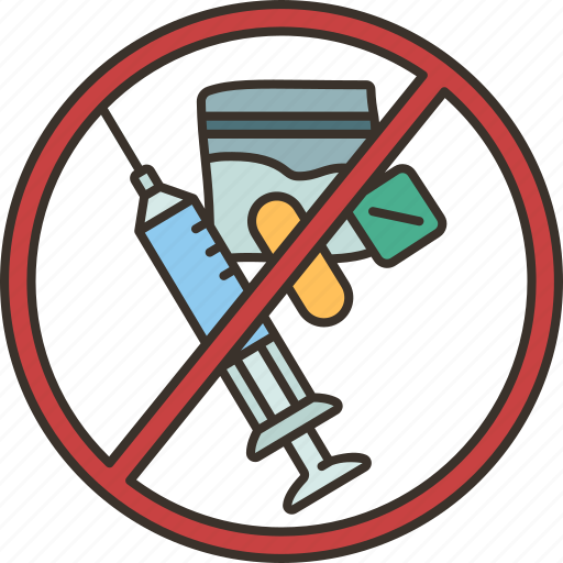Drug, abuse, stop, addiction, prohibited icon - Download on Iconfinder