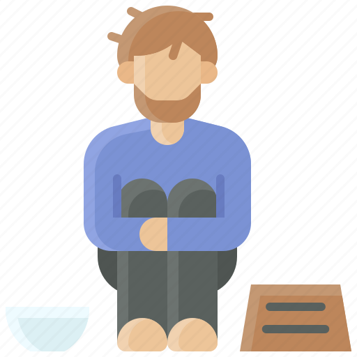 Homeless, poverty, poor, bankrupt icon - Download on Iconfinder