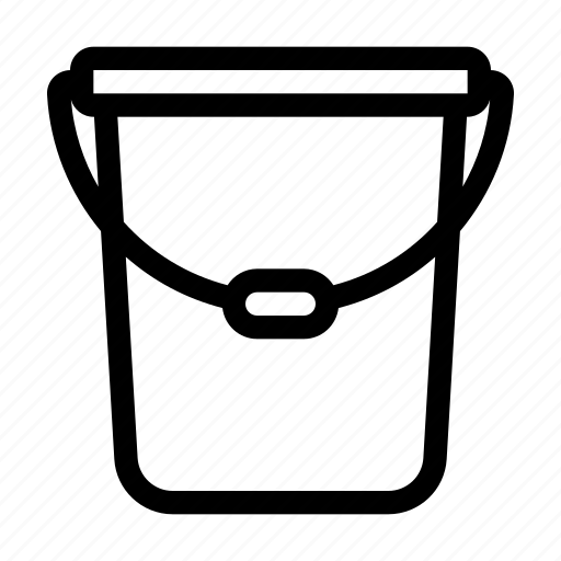 Water bucket, bucket, household icon - Download on Iconfinder