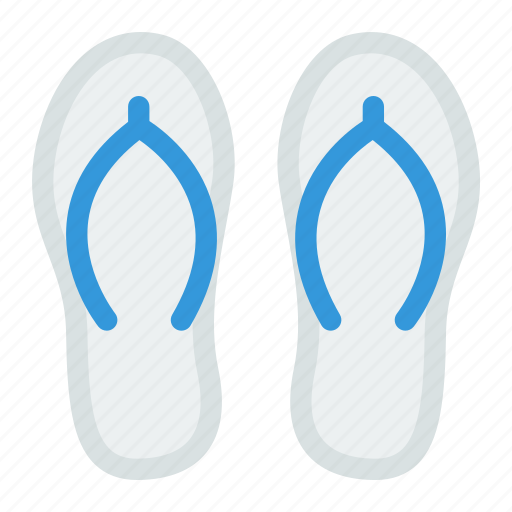 Slippers, flip flops, footwear, sandals icon - Download on Iconfinder