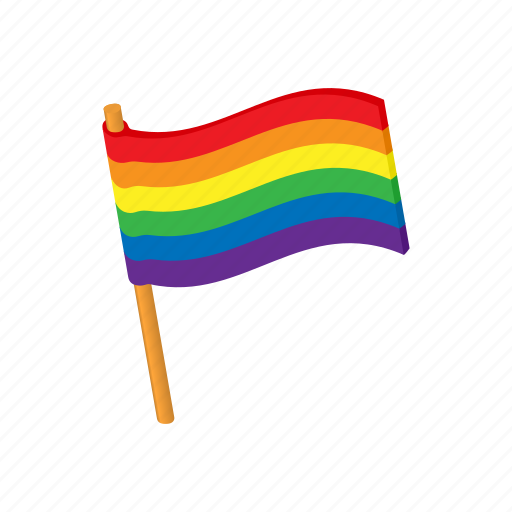 Cartoon, community, flag, gay, homosexual, lesbian, lgbt icon