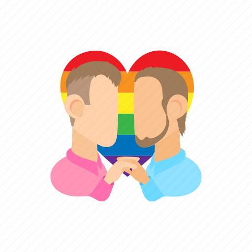 Cartoon, couple, gay, homosexual, male, men, two icon - Download on Iconfinder
