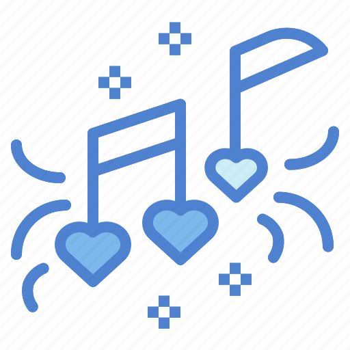 Audio, hearts, music, song icon - Download on Iconfinder