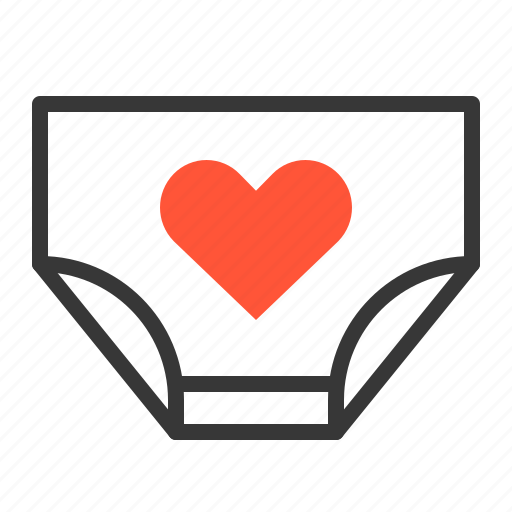 Couple, heart, honeymoon, panty, underwear, wedding icon - Download on  Iconfinder